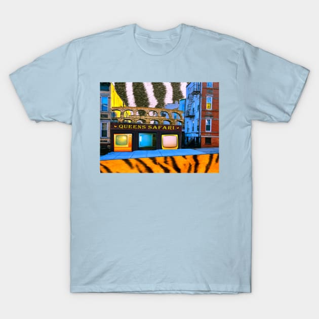 Queens Safari T-Shirt by Bert Fiddler ART